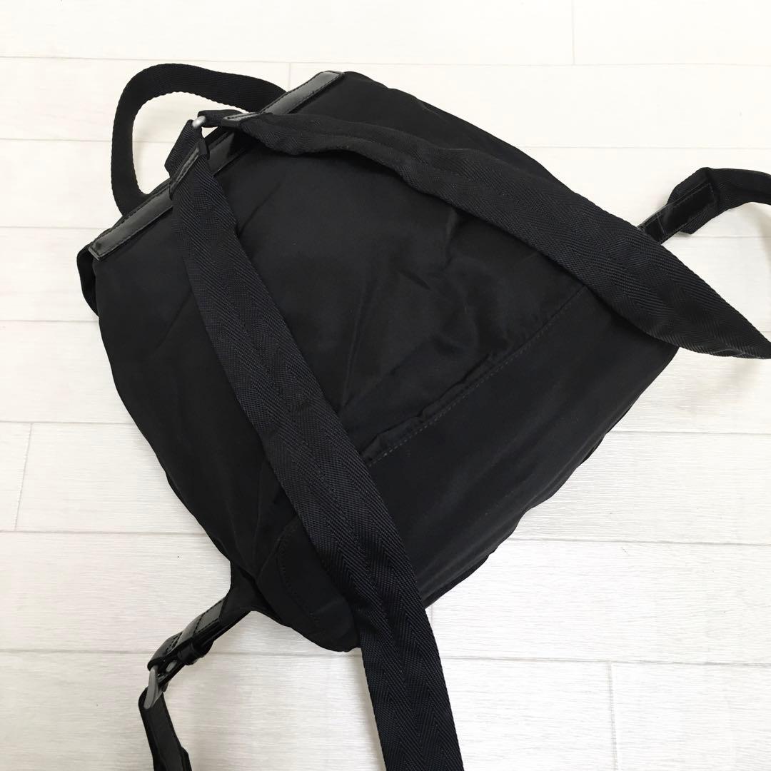 ☆美品・白タグ付☆PRADA TESSUTO VELAナイロンリュック ブラック