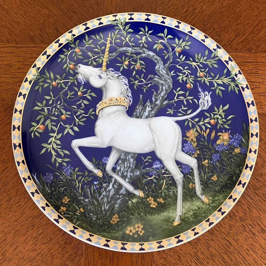 【希少品】新品　フッチェンロイター★ユニコーン★飾り皿　5枚コンプリート