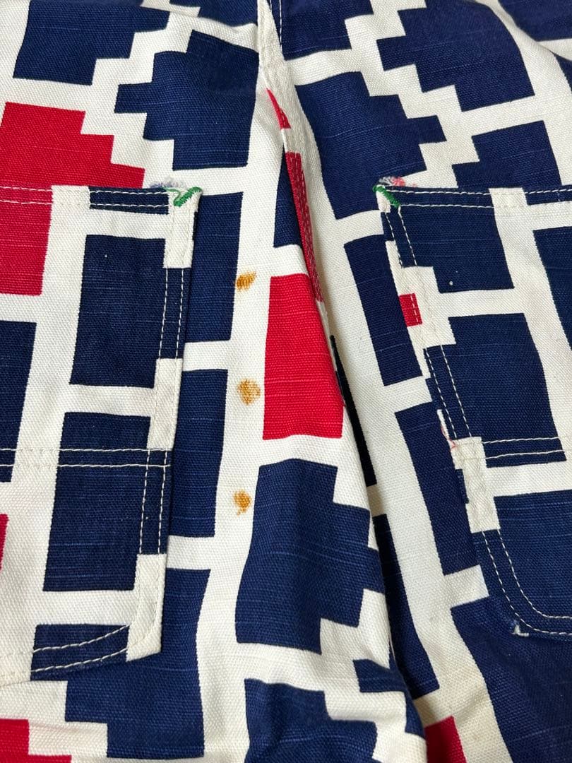 60s 70s ビンテージ オーバーオール 総柄 big smith