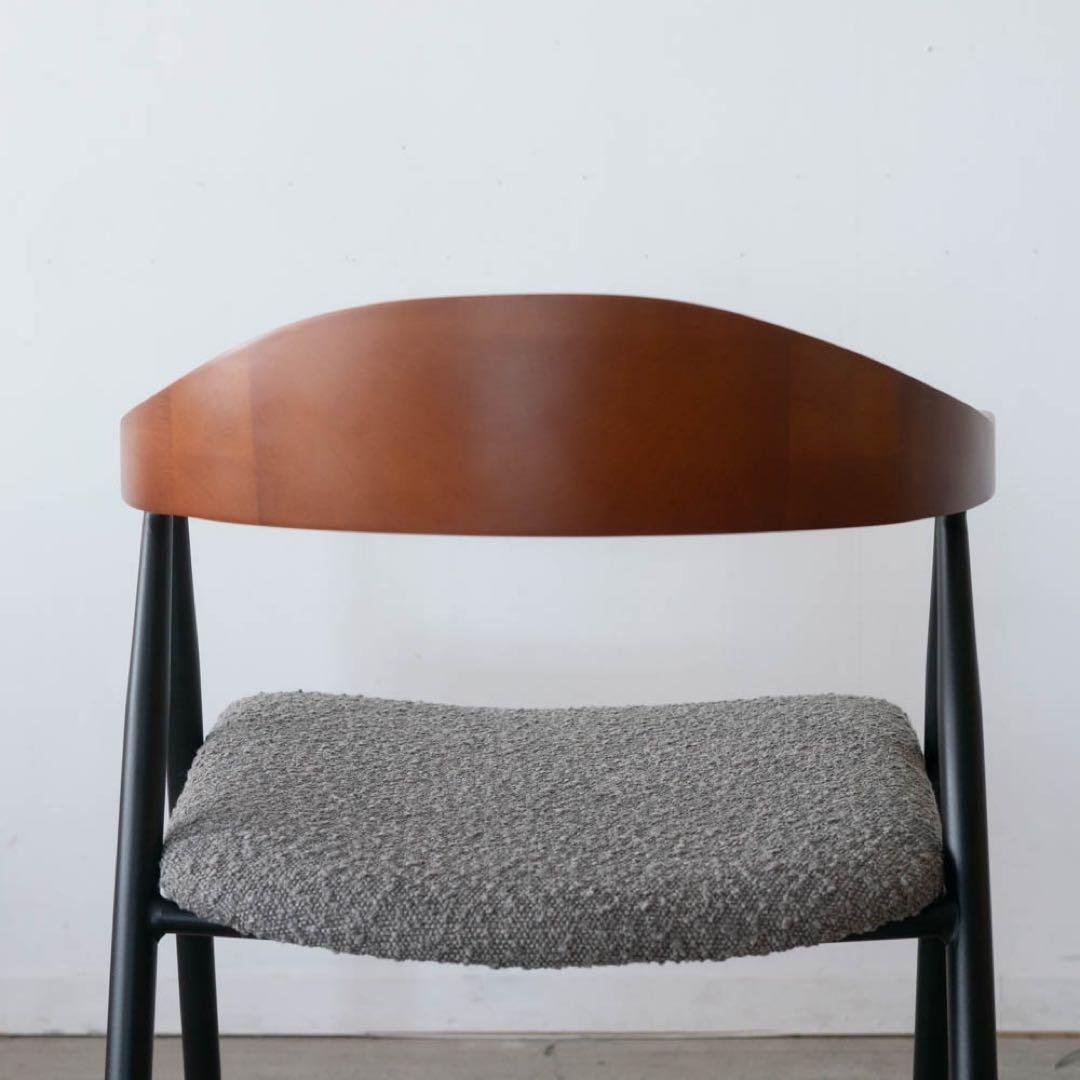 アームチェア ビーチ材　アイアン