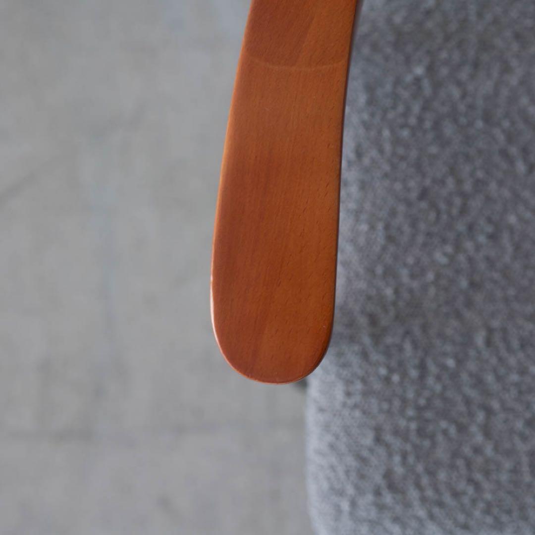 アームチェア ビーチ材　アイアン