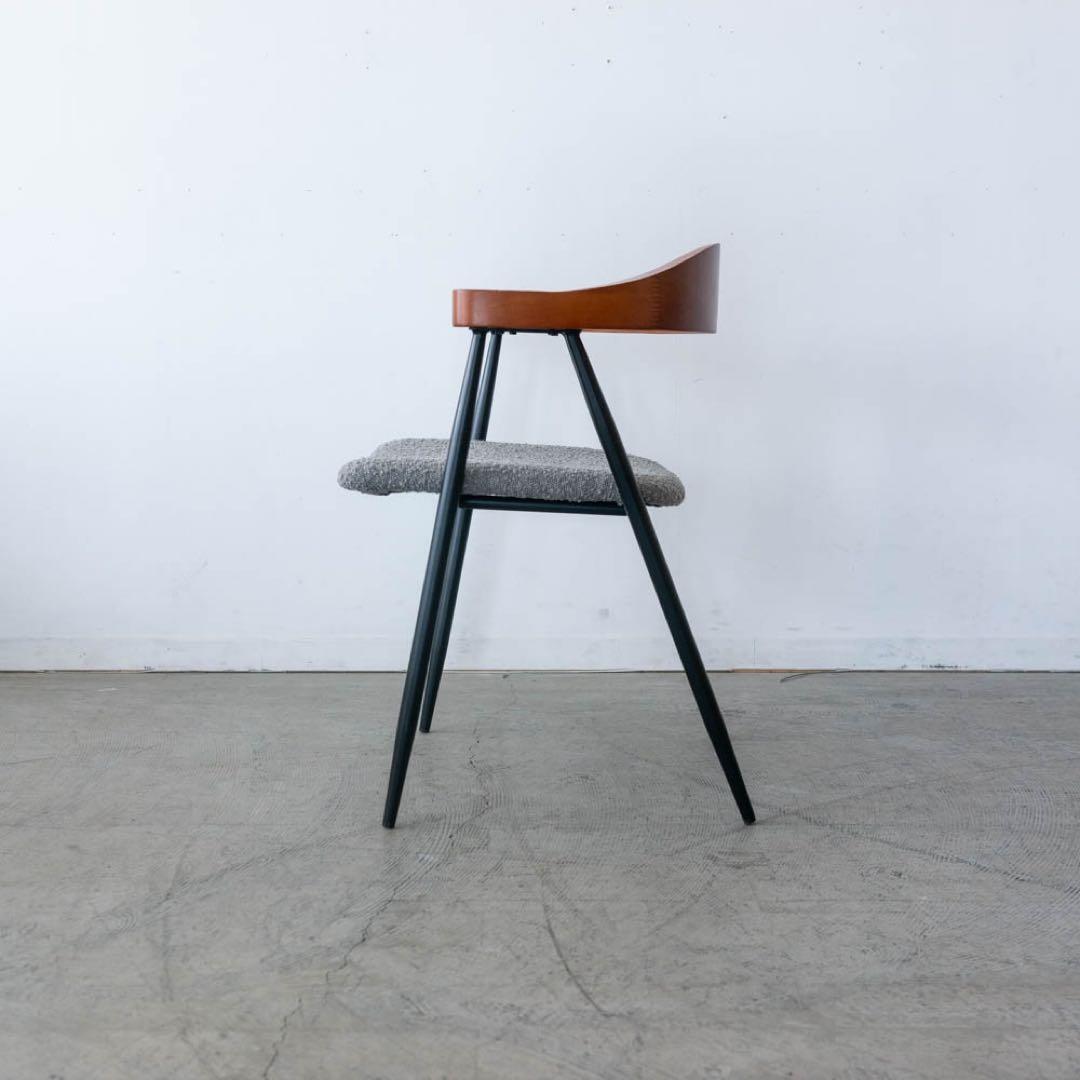 アームチェア ビーチ材　アイアン