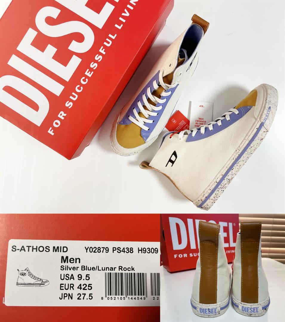 だ*て様 ★新品 DIESEL ディーゼル キャンバス ミッドカット スニーカー