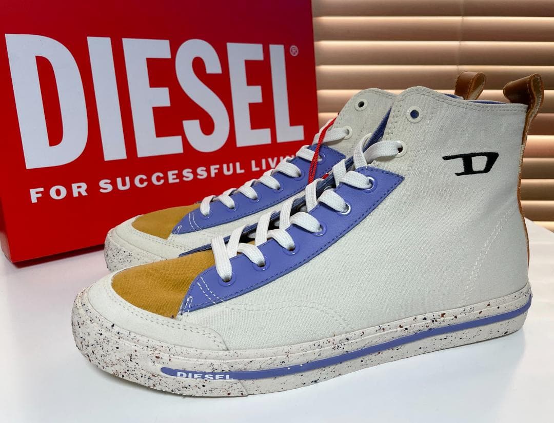 だ*て様 ★新品 DIESEL ディーゼル キャンバス ミッドカット スニーカー