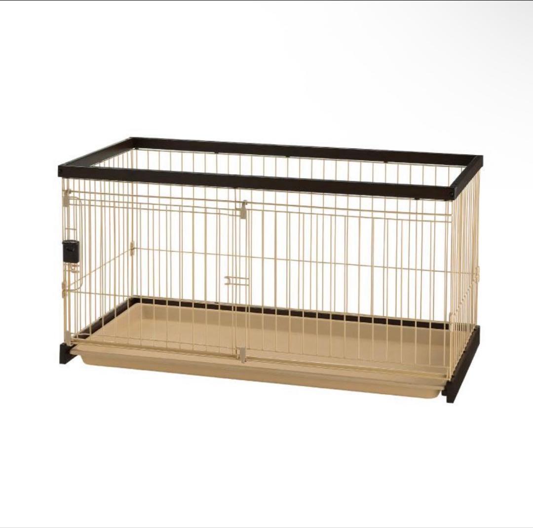 リッチェル 木製お掃除簡単サークル120-60 / ブラウン 茶色