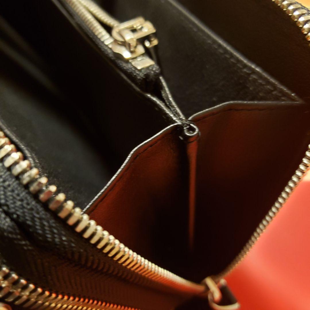 【高品質ワニ革】シャムワニ、クロコダイルレザーのダブルファスナー長財布