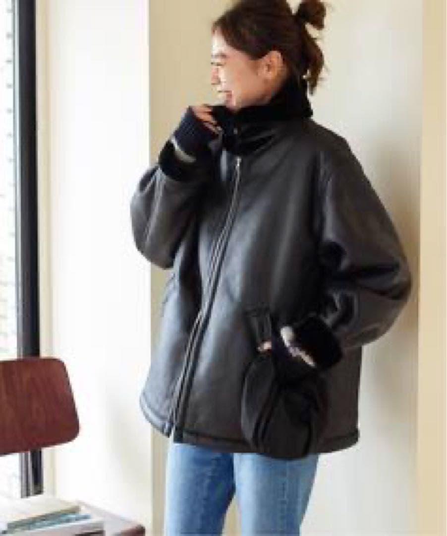 ジャーナルスタンダード　ボアボンディングブルゾン