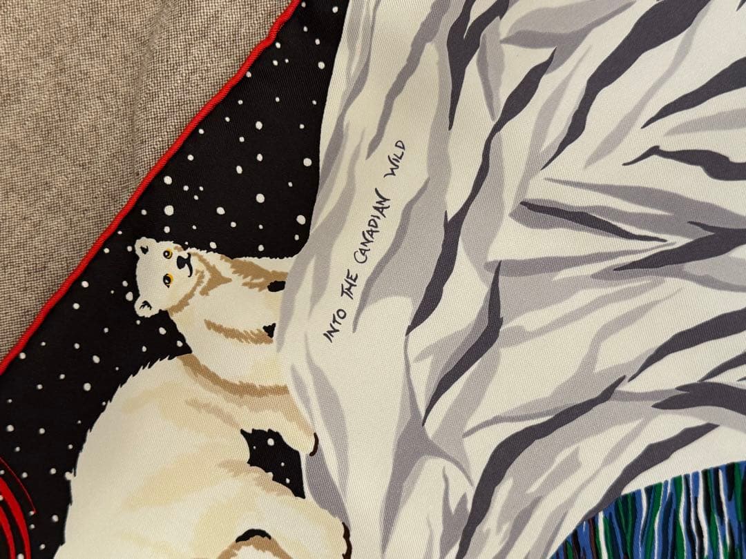 HERMÈS シルクスカーフ カレ90 カナダの大自然