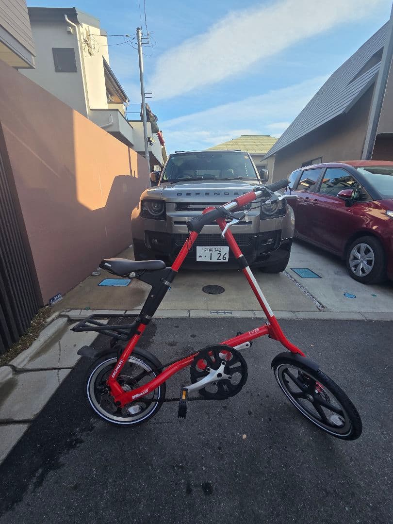 ストライダ　STRIDA　折りたたみ自転車 赤
