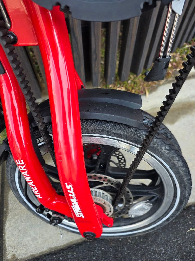 ストライダ　STRIDA　折りたたみ自転車 赤