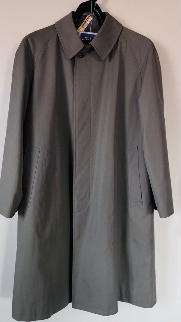 バーバリー ロンドン メンズ ライナー付ステンカラーコート グレー ヴィンテージ