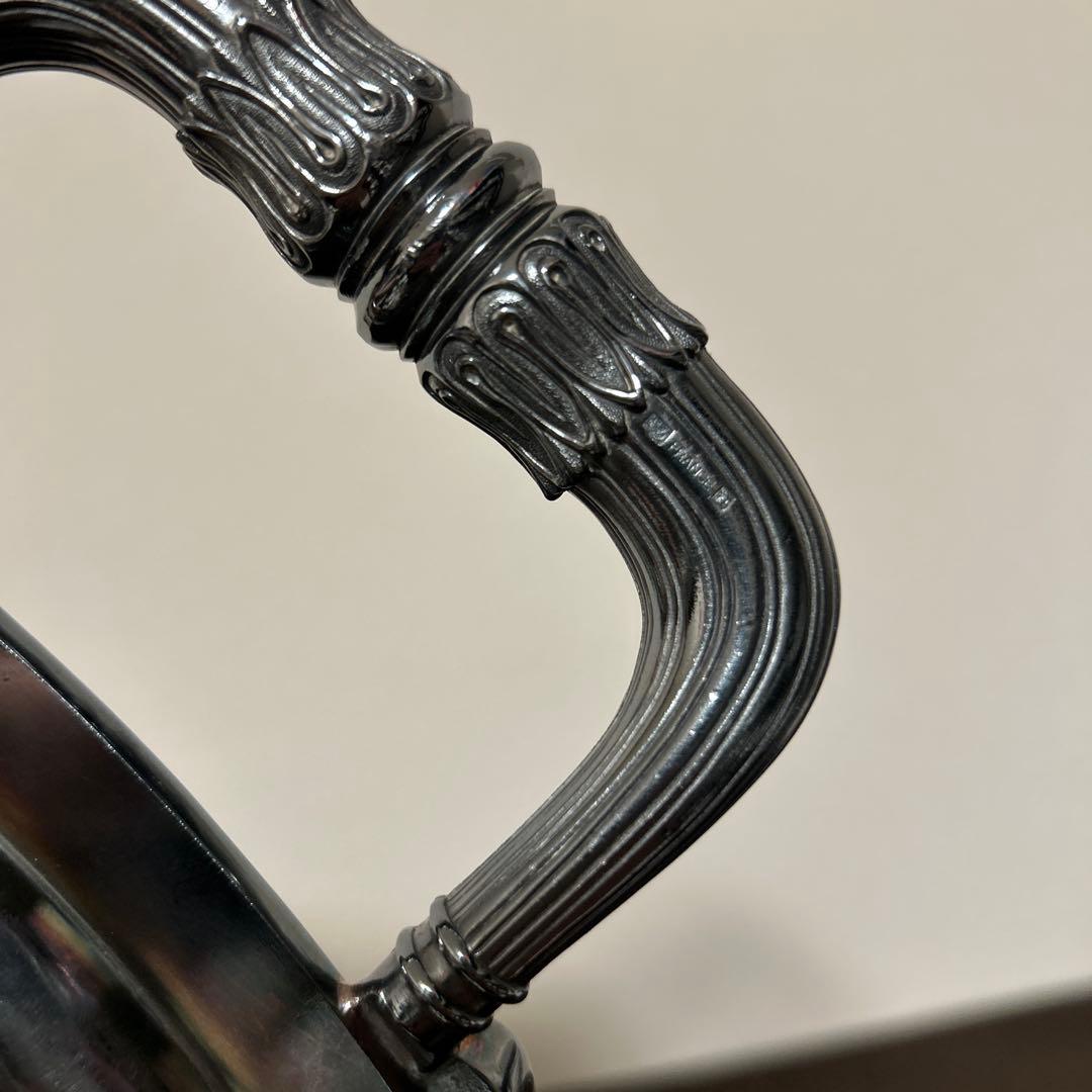 クリストフル　オーバルトレイ　サービスプレート　　シルバー　精巧細工