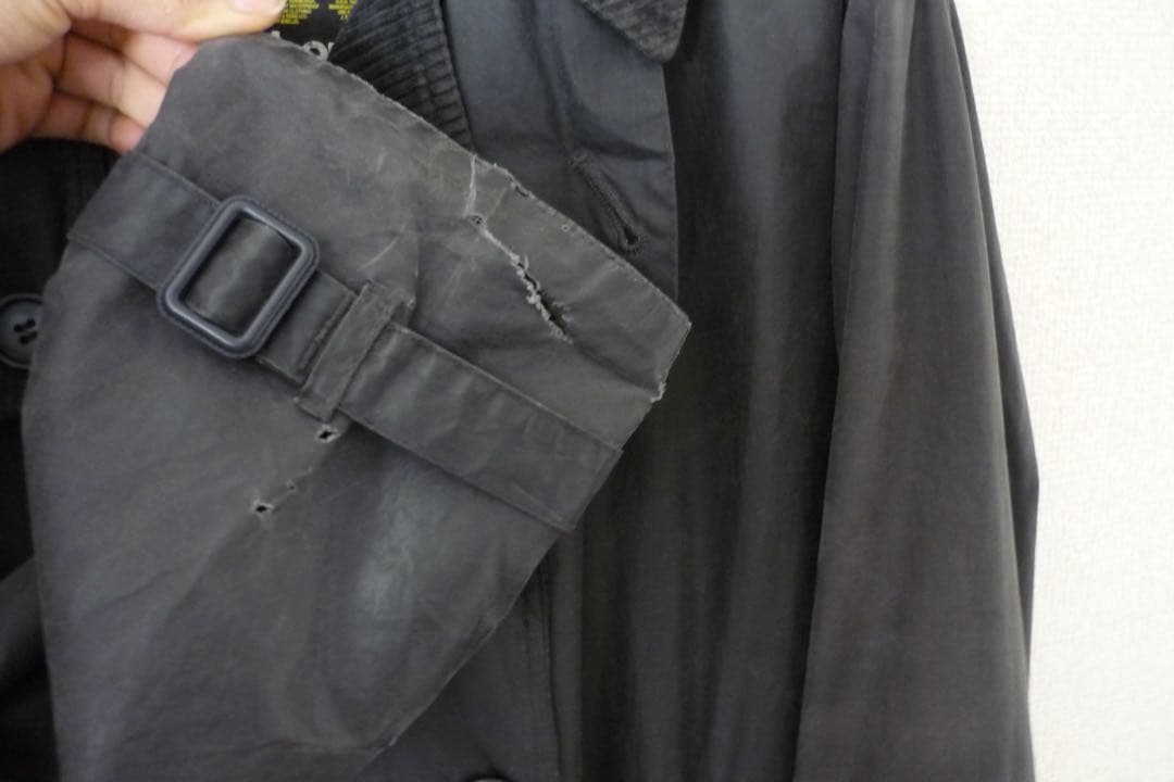 【Barbour】希少 バブアー トレンチコート 90s 80s丈長め