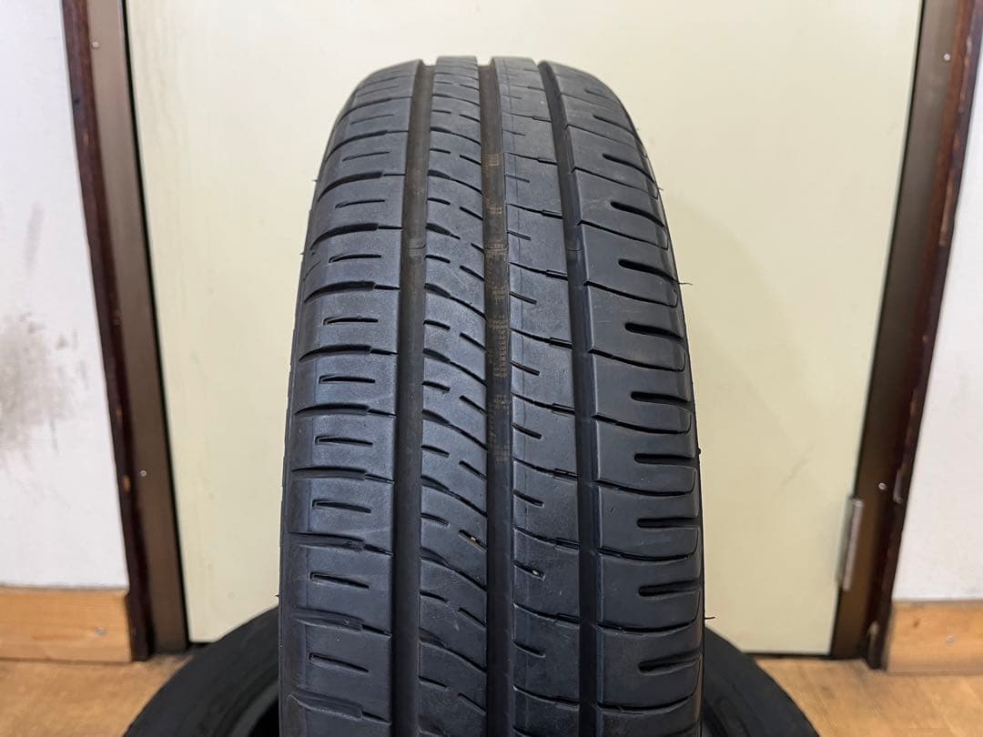 期 2024年製 ダンロップ 中古サマータイヤ 165/65R14 4本セット