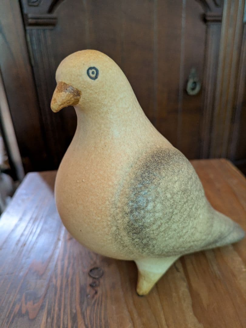 リサ・ラーソン陶器製 鳩の置物 約15cm