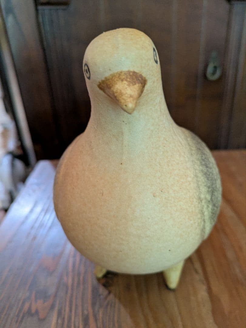 リサ・ラーソン陶器製 鳩の置物 約15cm