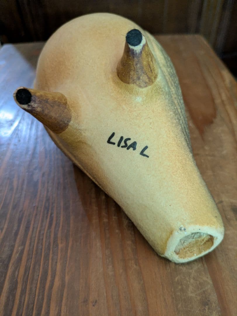 リサ・ラーソン陶器製 鳩の置物 約15cm