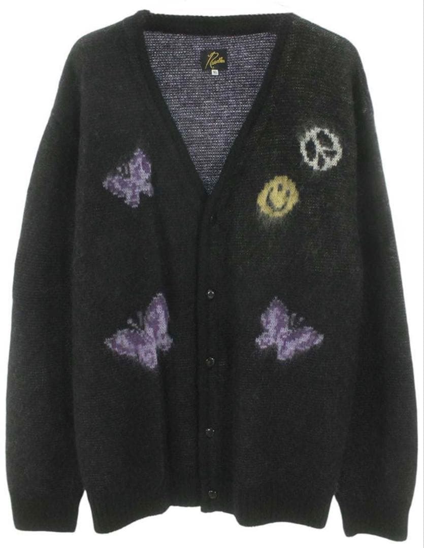 Needles ブラック カーディガン XL