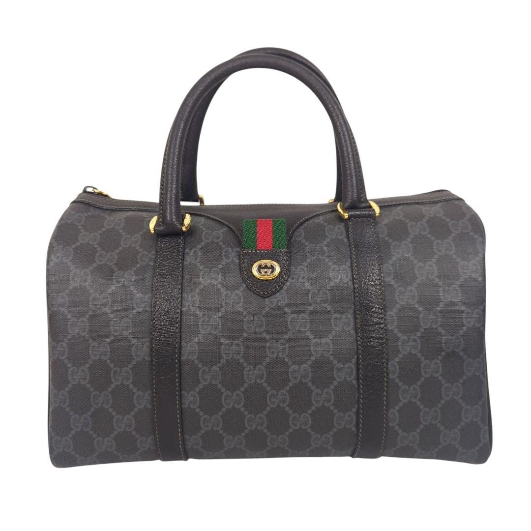 【美品】GUCCI オールド グッチ シェリーライン ミニ ボストンバッグ