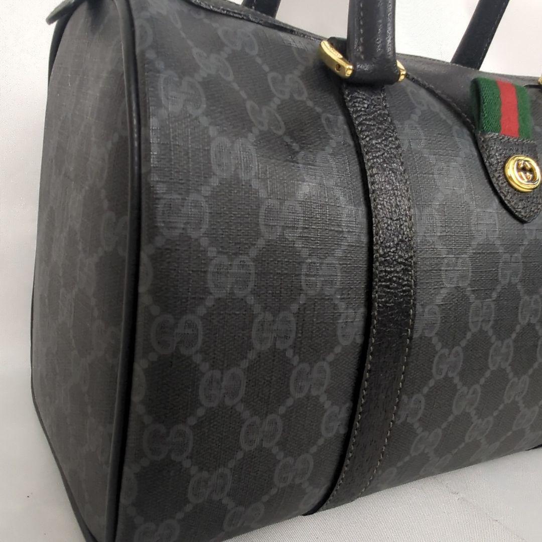 【美品】GUCCI オールド グッチ シェリーライン ミニ ボストンバッグ