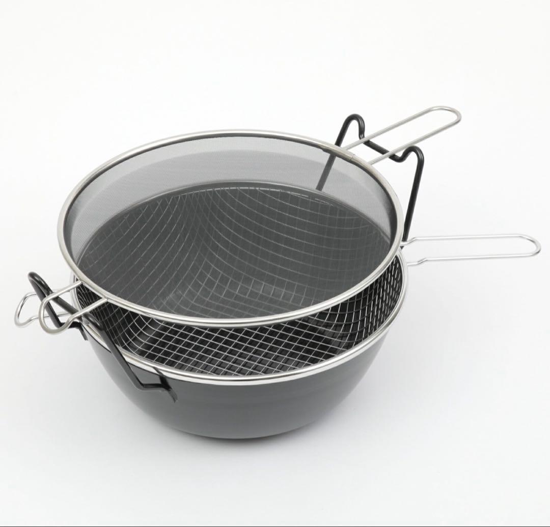 ラバーゼ 揚げ鍋 28cm IH対応 天ぷら鍋