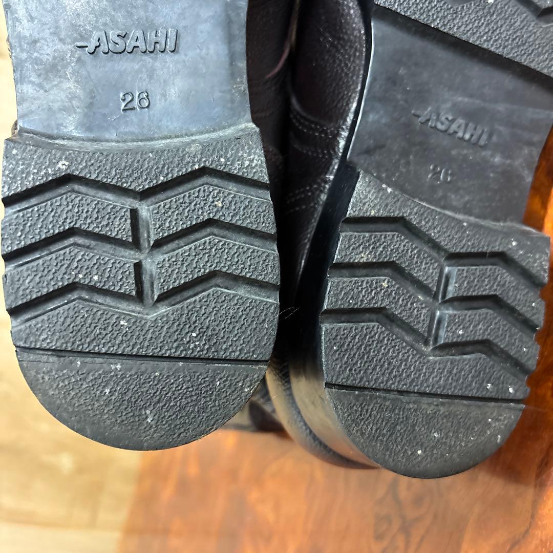 ミリタリーブーツ ブラック レザー ハイカット　26㎝　0202o187