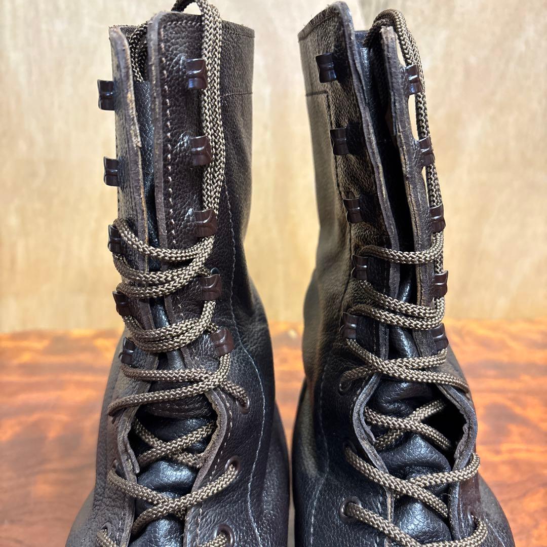 ミリタリーブーツ ブラック レザー ハイカット　26㎝　0202o187