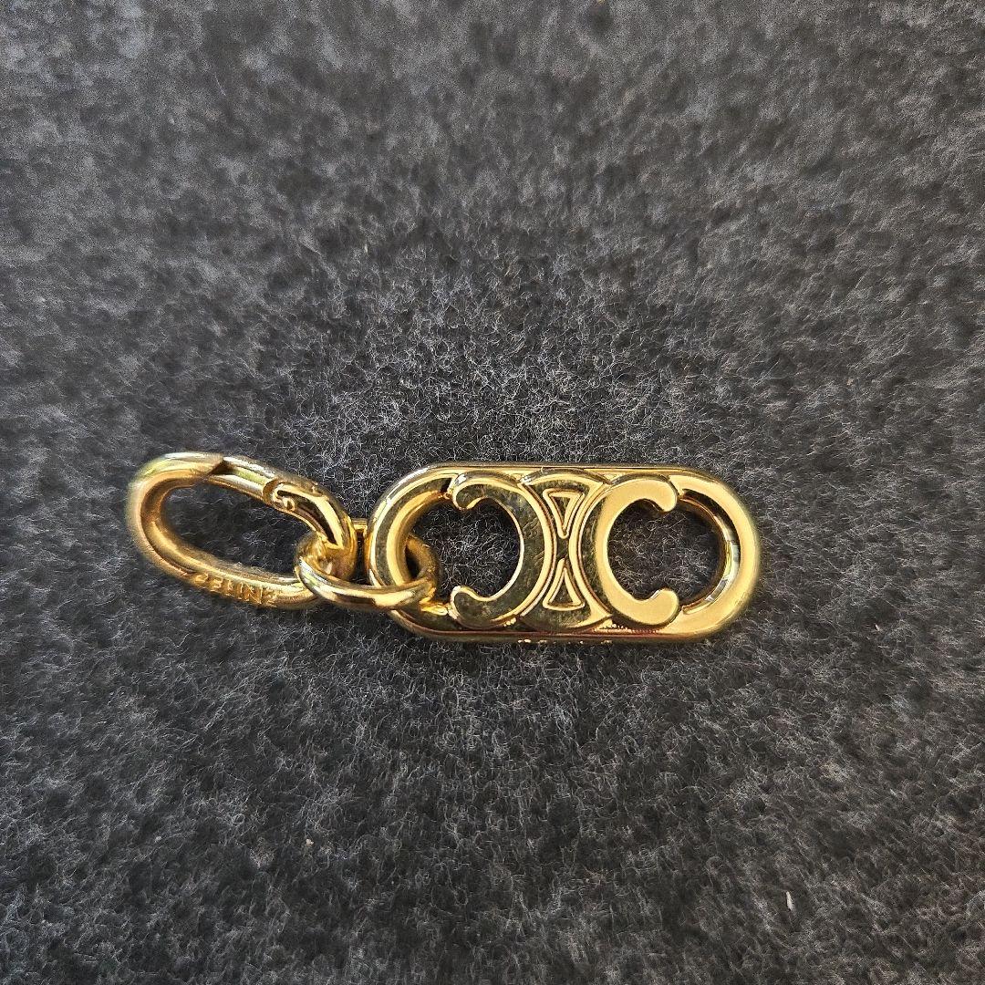 CELINE ゴールド キーホルダー・チャーム