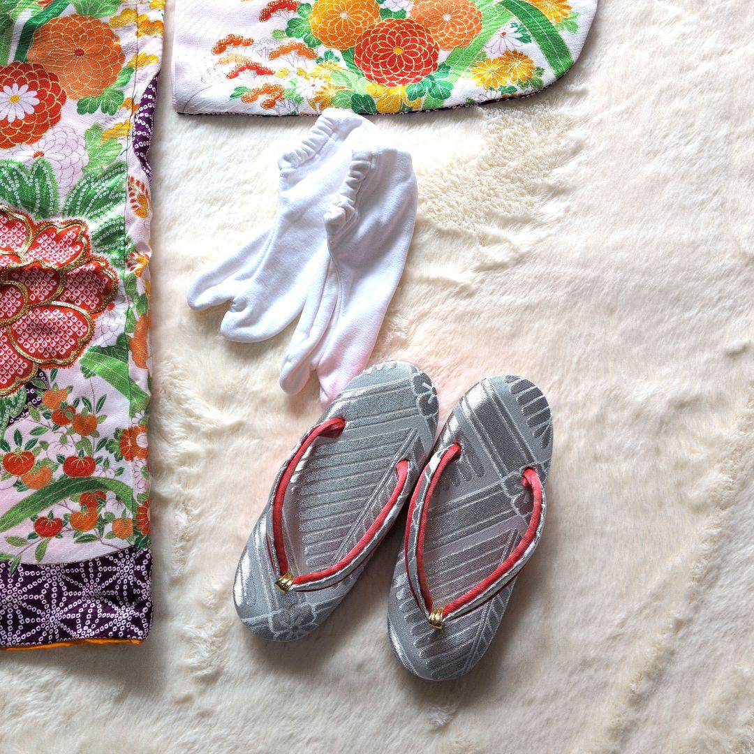 女の子 七五三 作り帯 はこせこ 着物セット 3歳