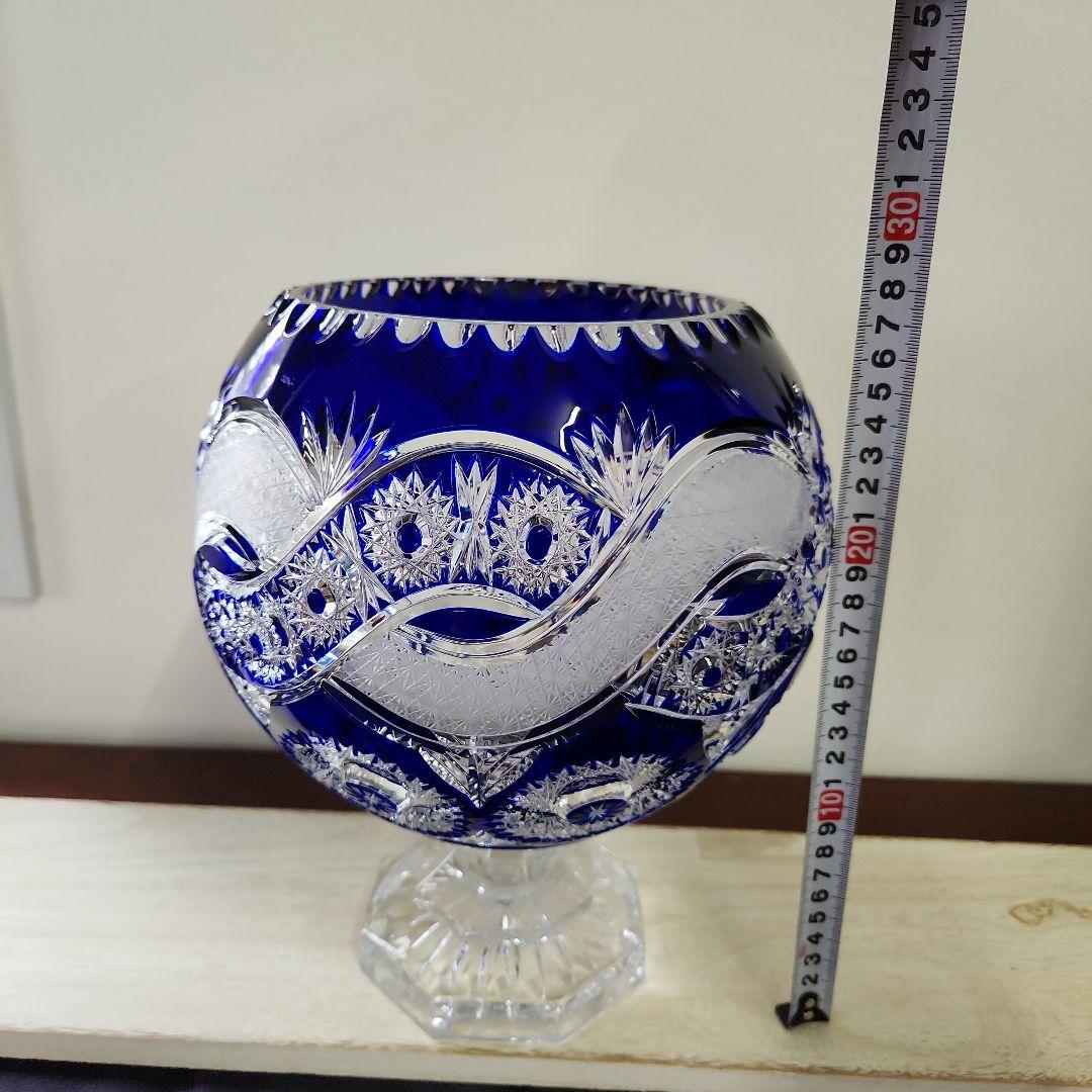 ドイツ　HALLER クリスタル　花瓶