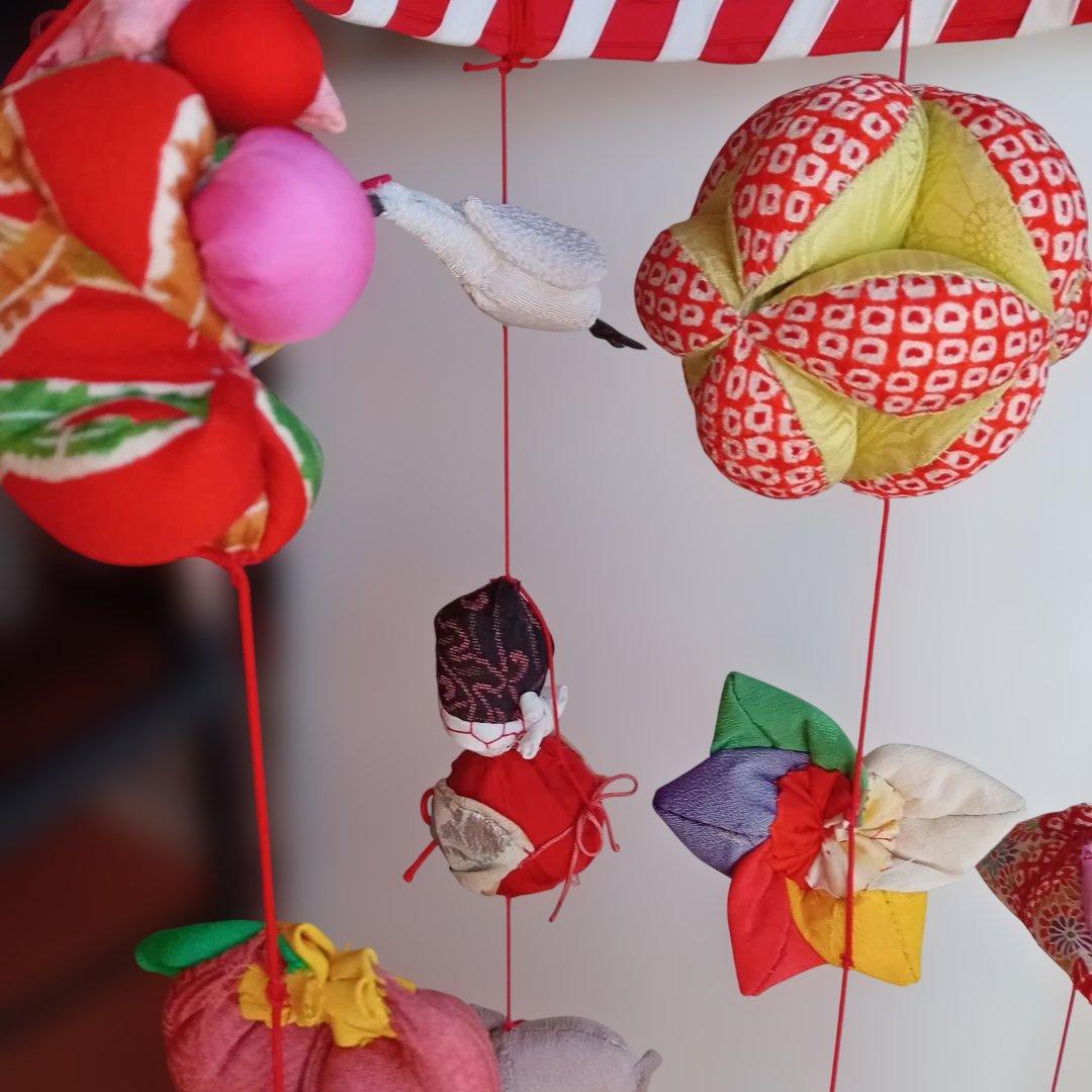 女の子の成長を祈って　ひな祭り　つるし雛　手縫い