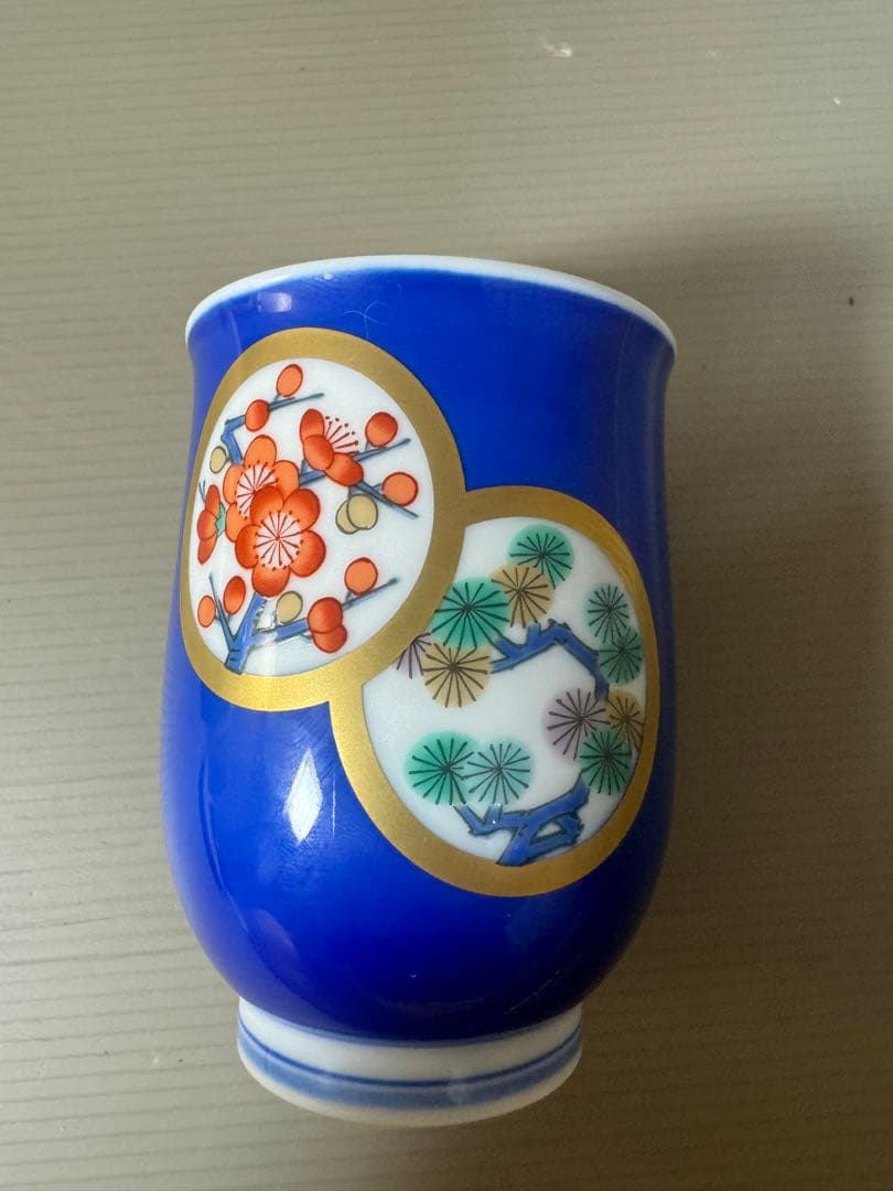 2355 香蘭社　松竹梅　湯呑　未使用