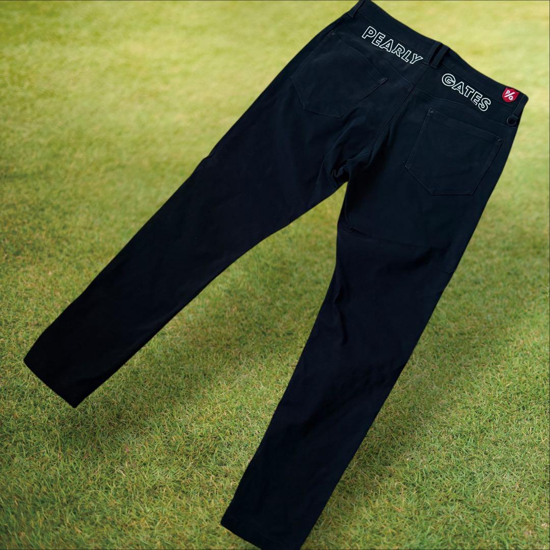 現行モデル　パーリーゲイツ　パンツ　XL〜XXL相当　濃紺　ネイビー　6 紺