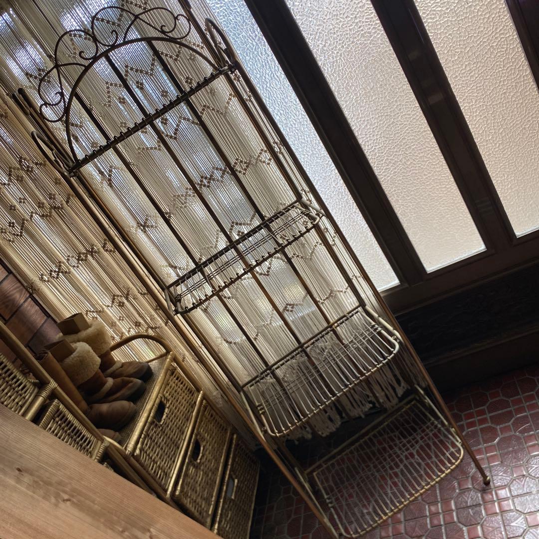 ゴールドメタルラック4段　お値下げしました♪