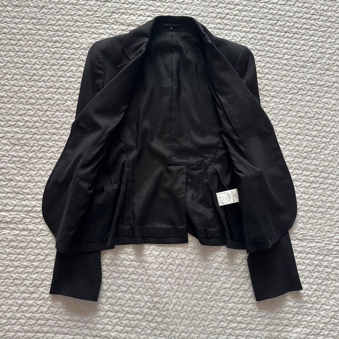 セオリー　パンツスーツ　ウール　サイズ2 ブラック
