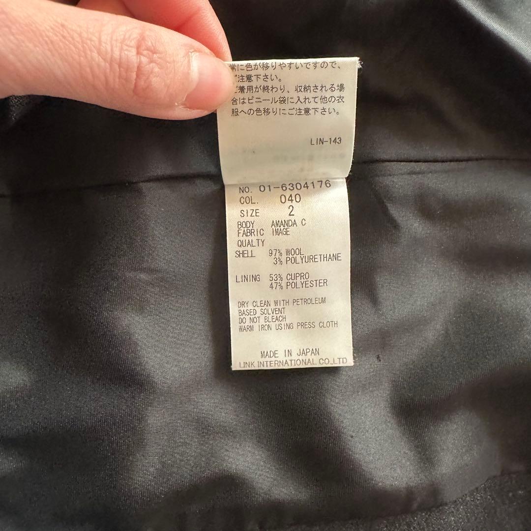 セオリー　パンツスーツ　ウール　サイズ2 ブラック