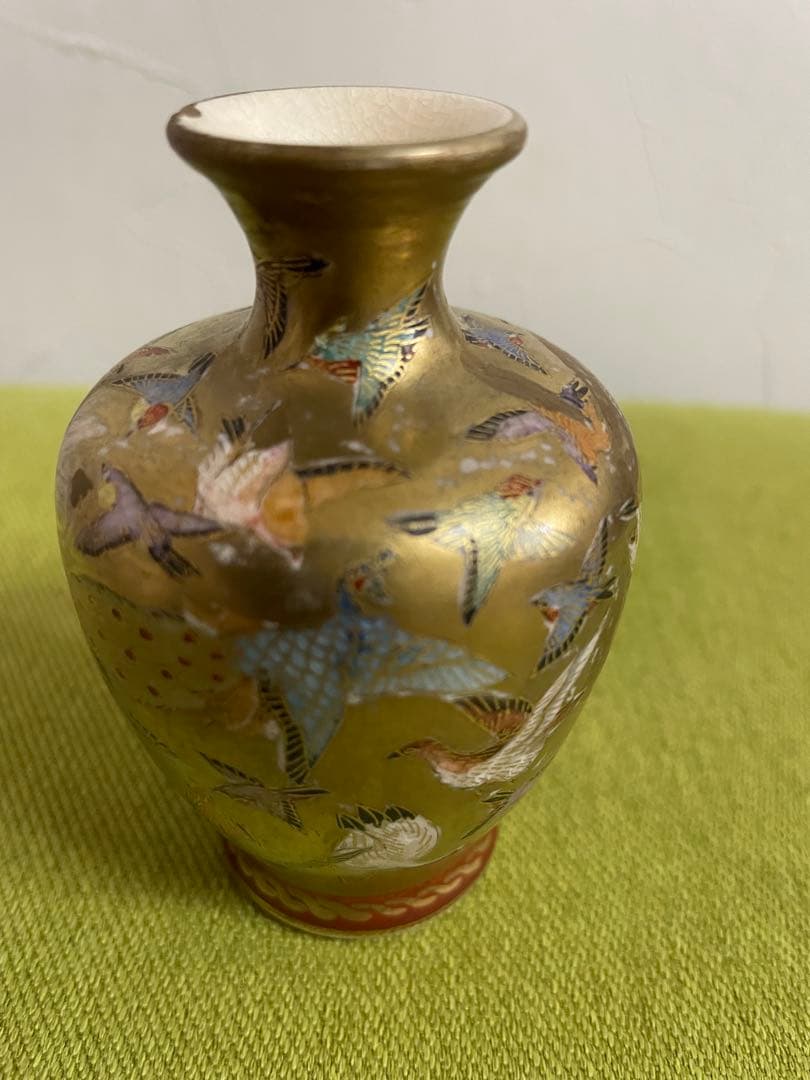 薩摩焼　ミニ銚子　徳利　玄山銘