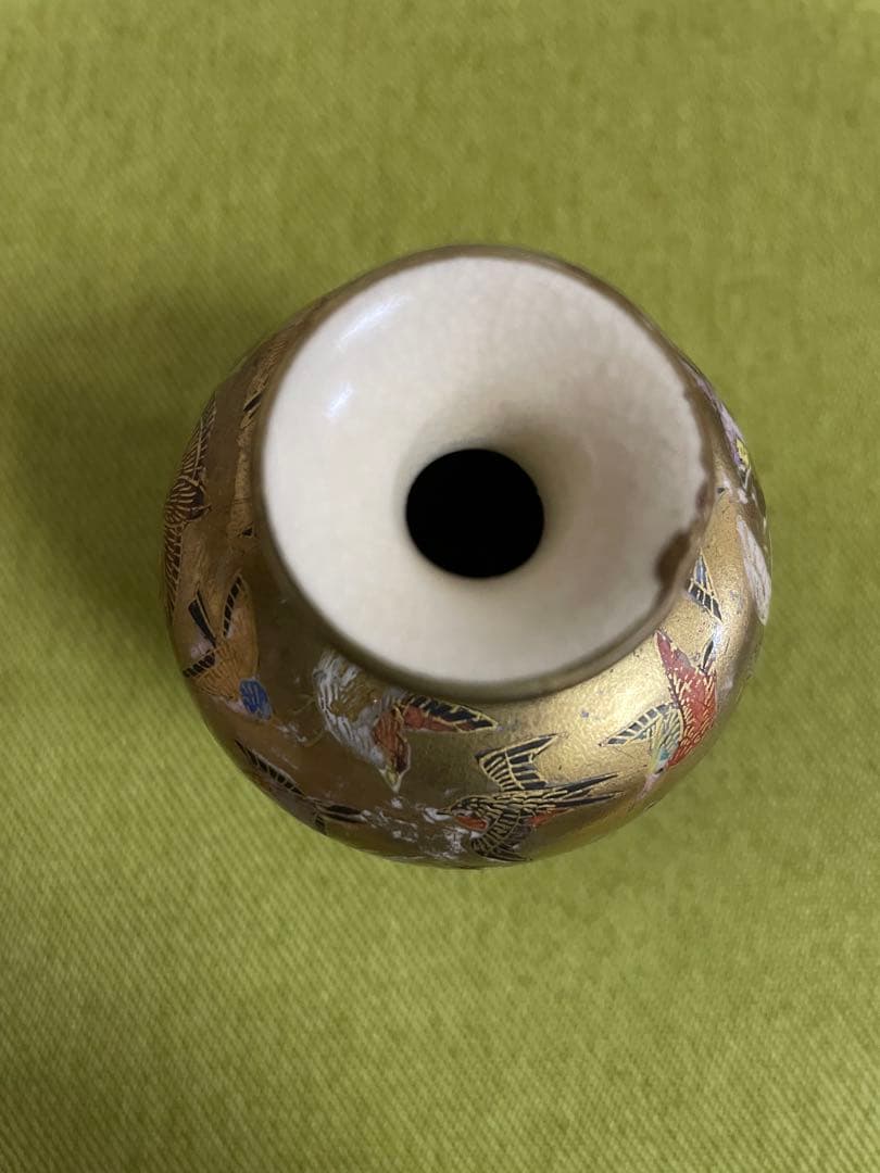 薩摩焼　ミニ銚子　徳利　玄山銘