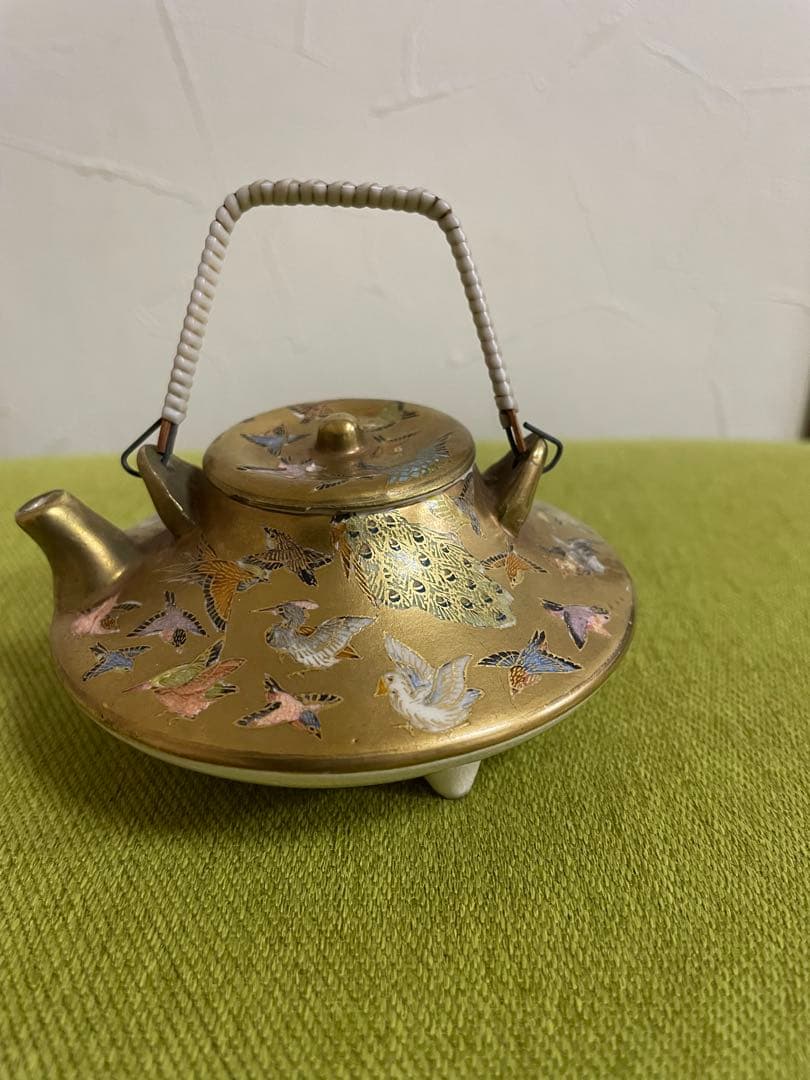 薩摩焼　ミニ銚子　徳利　玄山銘