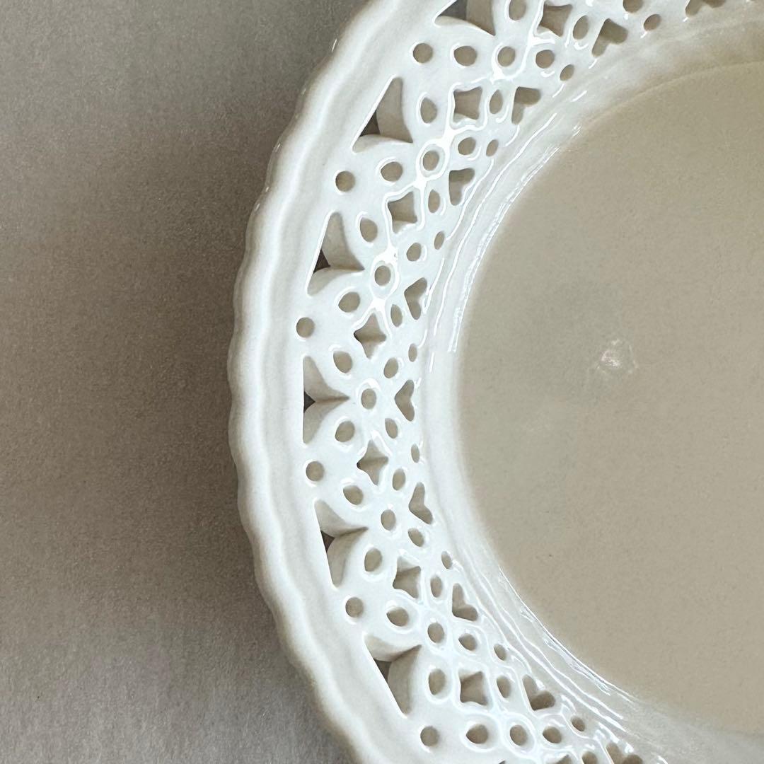 希少 HARTLEY GREENS レースリム皿 英国陶器