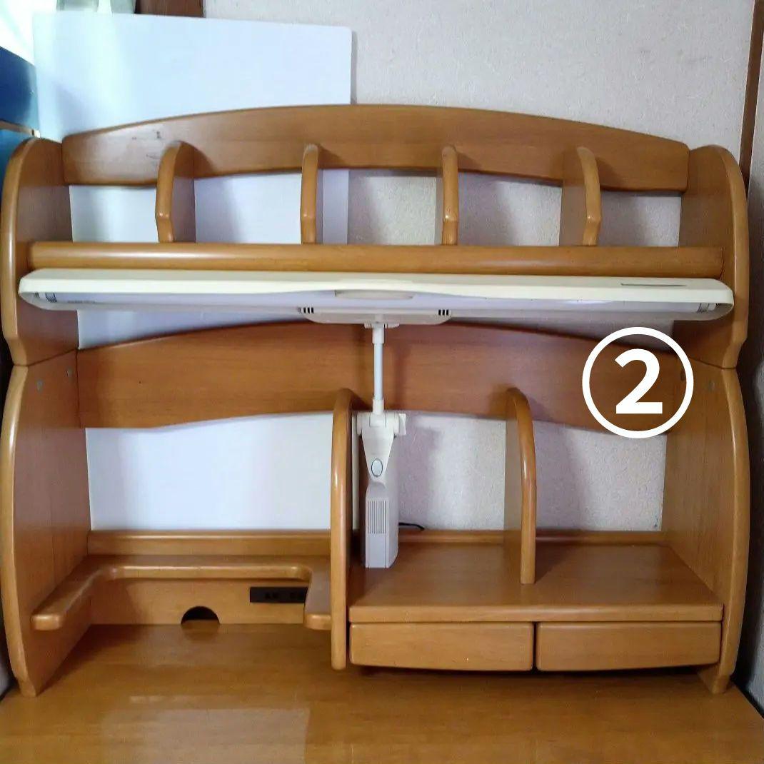 学習机【➁上置き棚・上段】