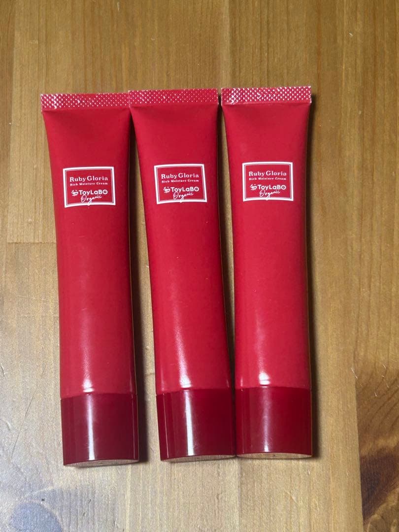 ToyLaBO オーガニックルビーグロリアリッチモイスチュアクリーム 3本セット