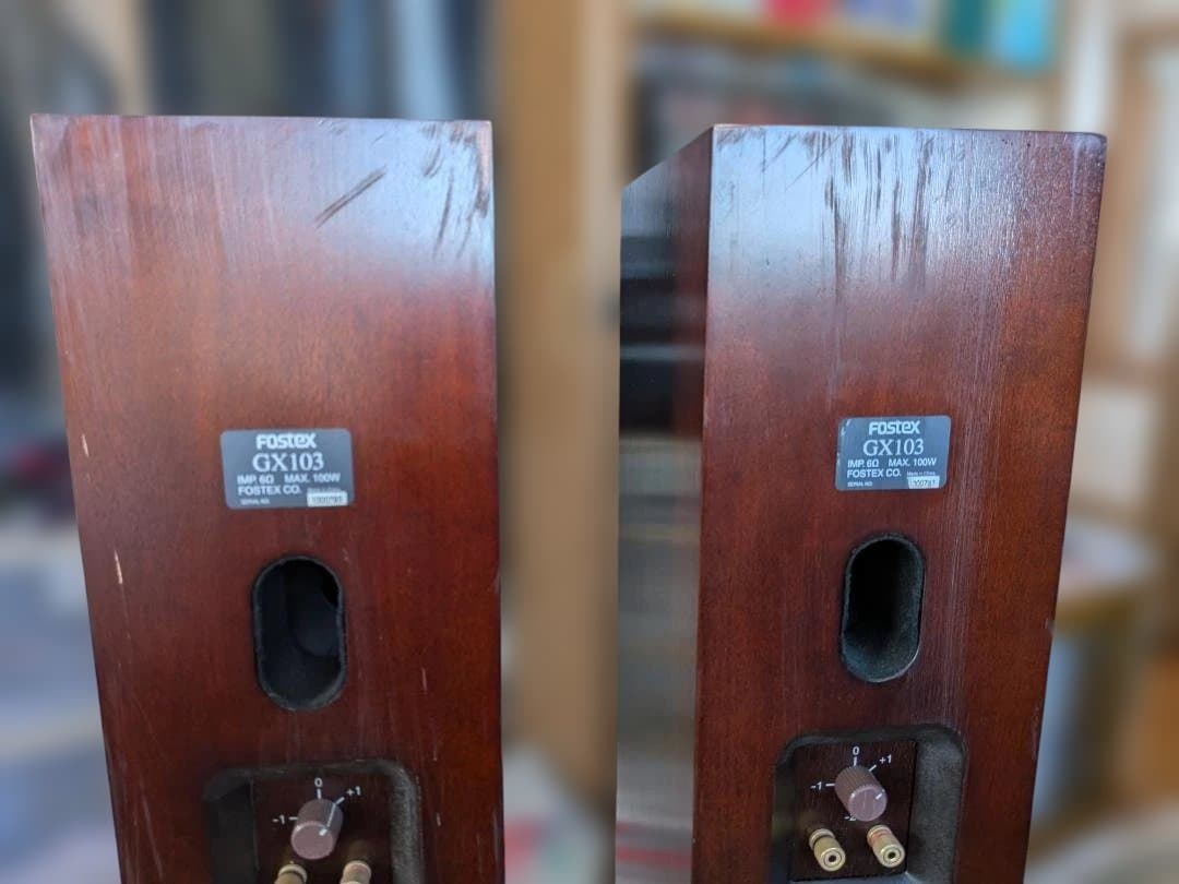 ★FOSTEXフォステクス スピーカーGX103ペア/高音質/良品★