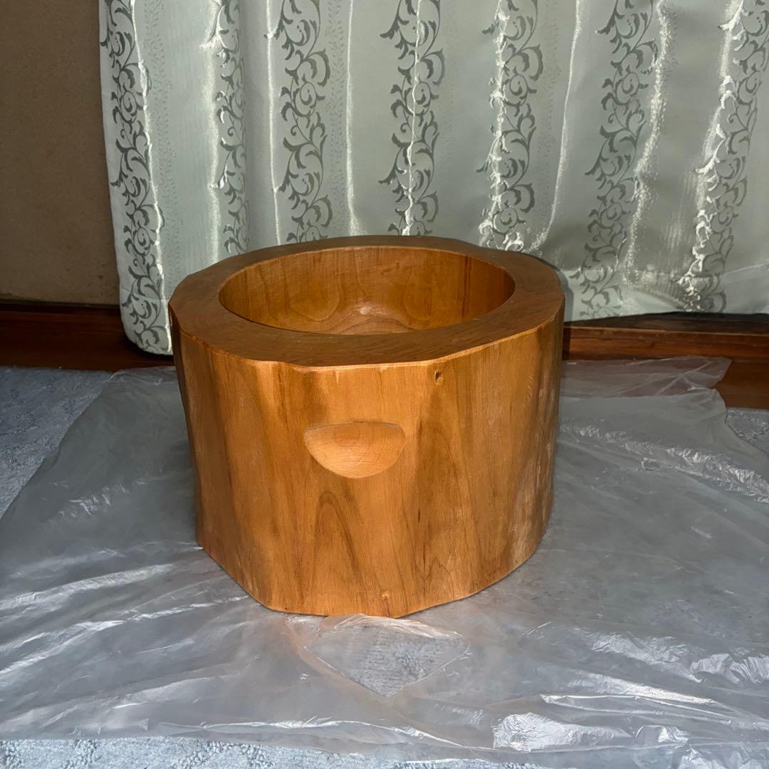 [ 木製臼 ]　“お値打ち”