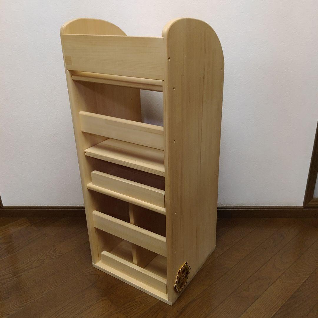 木遊舎 ひのき学び楽（まなびラック）大　完成品でお届け 収納棚　送料無料