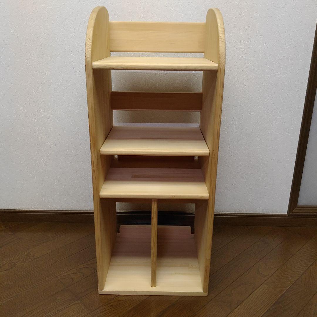 木遊舎 ひのき学び楽（まなびラック）大　完成品でお届け 収納棚　送料無料