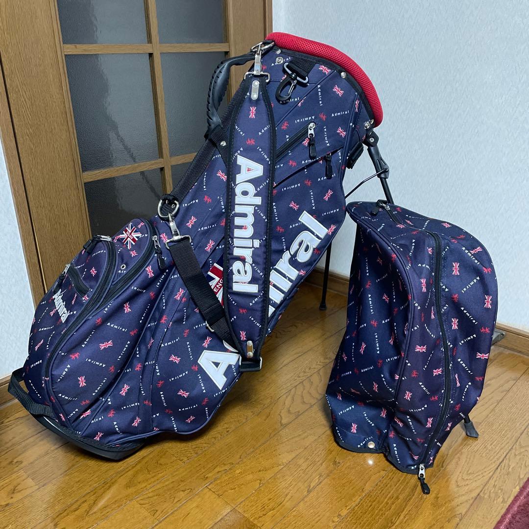 Admiral アドミラル ネイビー ゴルフバッグ・キャディバッグ