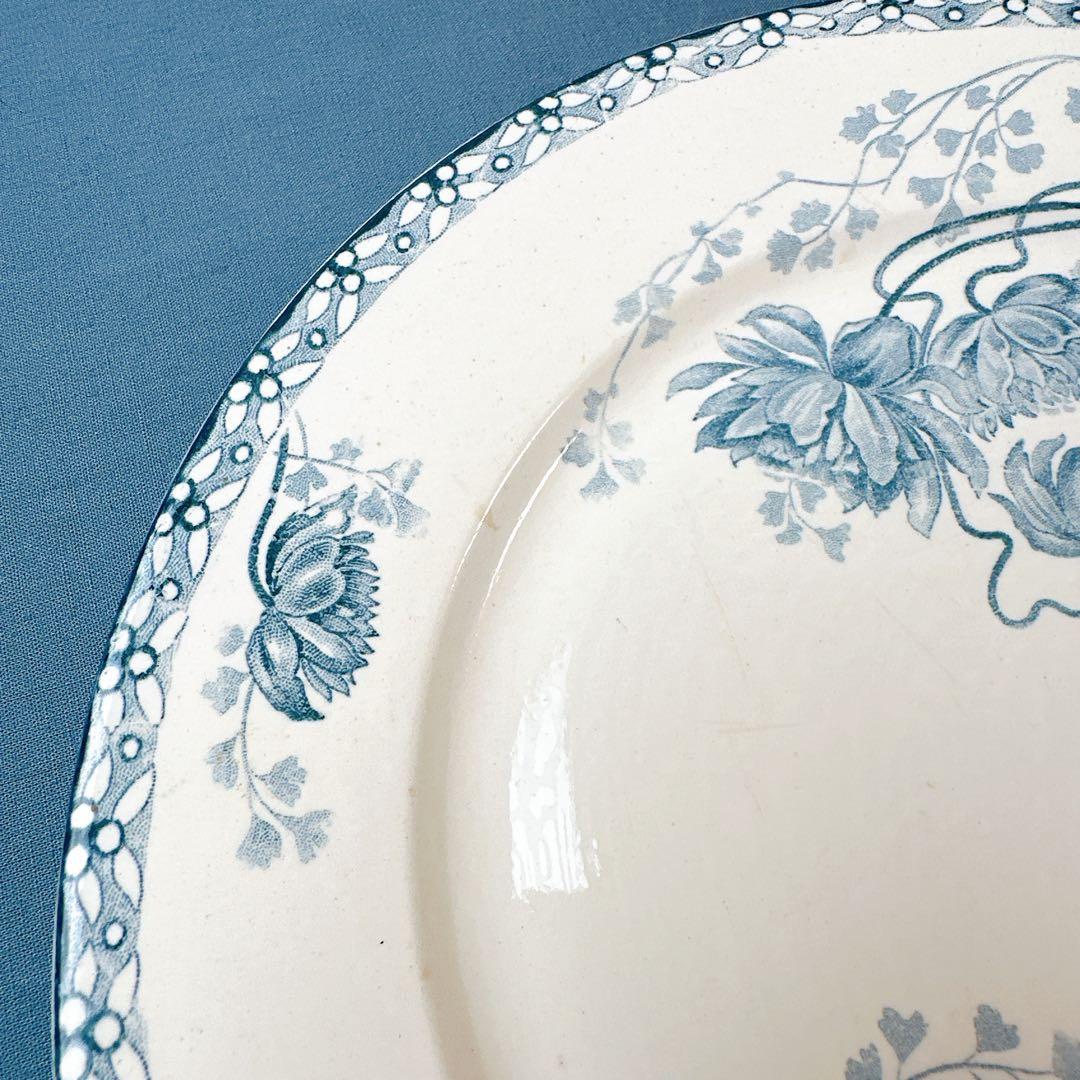 【Tory】アンティーク サルグミンヌ U＆C ROYAT 平皿2枚セット