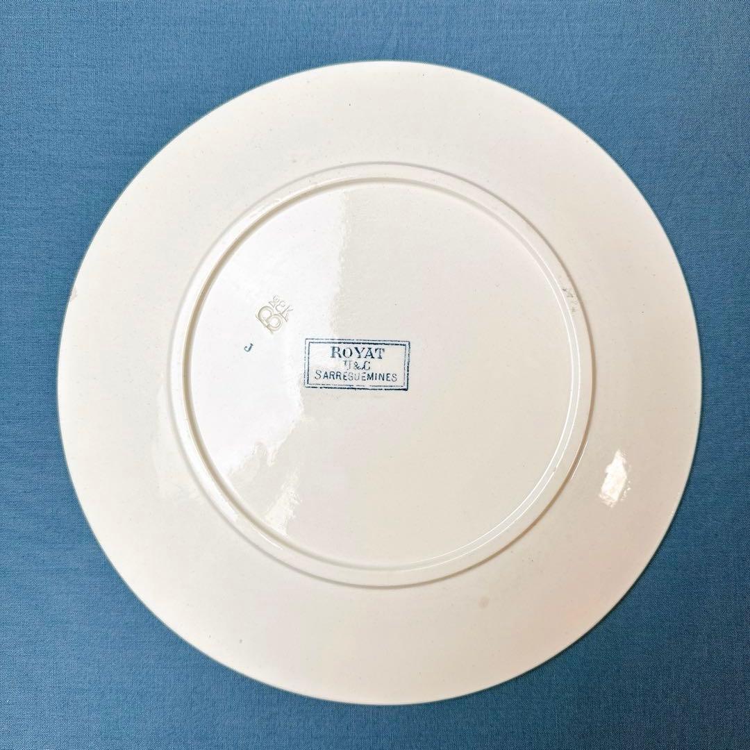 【Tory】アンティーク サルグミンヌ U＆C ROYAT 平皿2枚セット