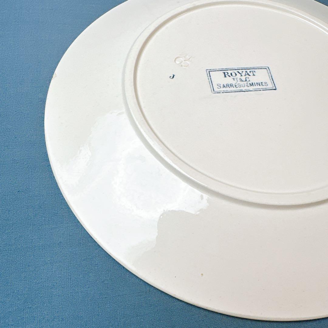 【Tory】アンティーク サルグミンヌ U＆C ROYAT 平皿2枚セット